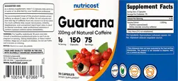 Label for Guarana 1 g