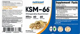 Label for KSM-66 600 mg