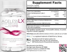 Label for AgelessLX