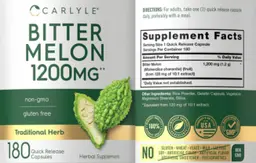 Label for Bitter Melon 1200 mg