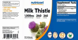 Label for Milk Thistle
