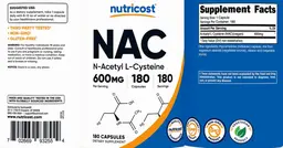 Label for NAC 600 mg