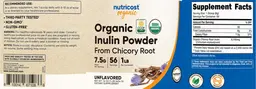 Organic Inulin Powder 7.5 g Unflavored