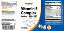 Label for Vitamin B Complex