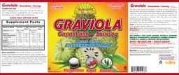 Label for Graviola - Ganabana - Soursop