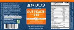 Label for Gut Health 365