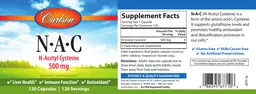 Label for N-A-C 500 mg