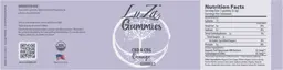 Label for CBD & CBG Orange Gummies