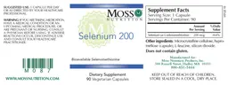Label for Selenium 200