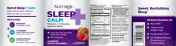 Label for Sleep+ Calm Strawberry
