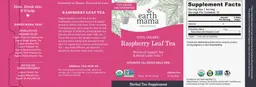 Label for Raspberry Leaf Tea