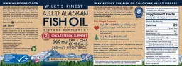 Label for Wild Alaskan Fish Oil Cholesterol Support