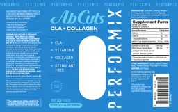 Label for AbCuts CLA + Collagen