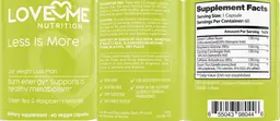 Label for Less Is More