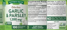 Label for Garlic & Parsley
