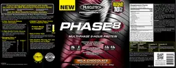Label for Phase8 Milk Chocolate
