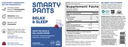 Label for Relax & Sleep Wild Cherry Flavor