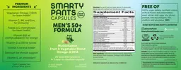 Label for Men's 50+ Formula