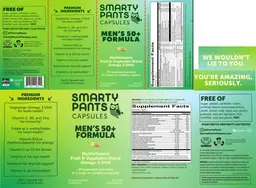 Label for Men's 50+ Formula