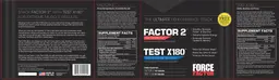 Label for Factor 2 Pre-Workout