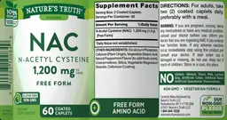 Label for NAC 1,200 mg