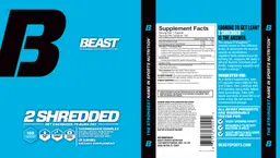 Label for 2 Shredded
