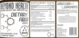 Label for Dietary Fiber Formula