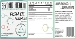 Label for Fish Oil Formula