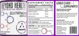 Label for Glutathione Formula