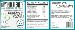 Label for Probiotic Formula