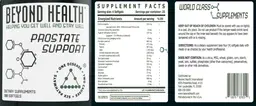 Label for Prostate Support