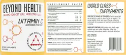 Label for Vitamin C Buffered Powder