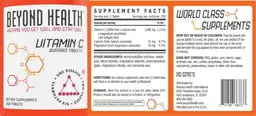 Label for Vitamin C Buffered Tablets