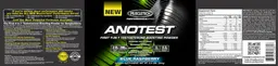Label for Anotest Blue Raspberry