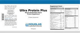 Label for Ultra Protein Plus Natural Vanilla Bean Flavor