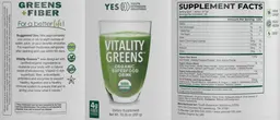 Label for Vitality Greens