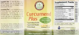 Label for Curcumend Plus