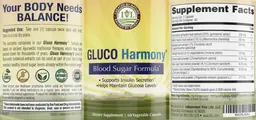 Label for Gluco Harmony