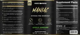 Label for Maniac Apple Ambush