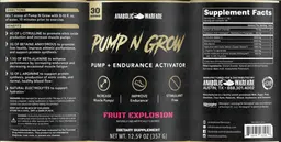 Label for Pump N Grow Fruit Explosion