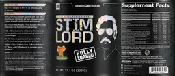 Label for Stim Lord Fully Loaded Tropical Tornado