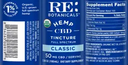 Hemp CBD Tincture Classic 50 mg