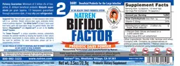 Label for Bifido Factor