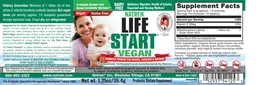 Label for Life Start Vegan