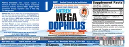 Label for Mega Dophilus