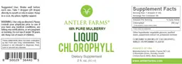 Label for Liquid Chlorophyll