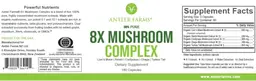 Label for 8X Mushroom Complex