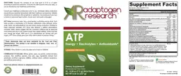 Label for ATP Natural Citrus Flavor