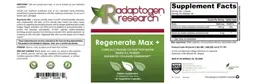 Label for Regenerate Max +