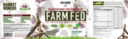 Label for Farm Fed Vanilla Milkshake